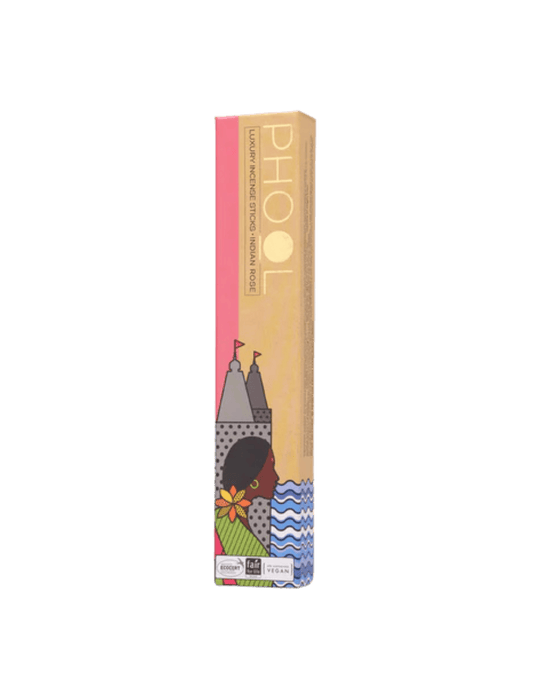 Indian Rose Natural Incense Sticks by Phool