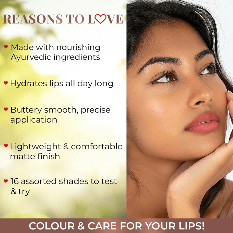 Herb Enriched Ayurvedic Lipstick Micro-Mini Kit