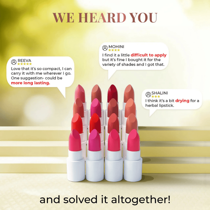 Herb Enriched Ayurvedic Lipstick Micro-Mini Kit