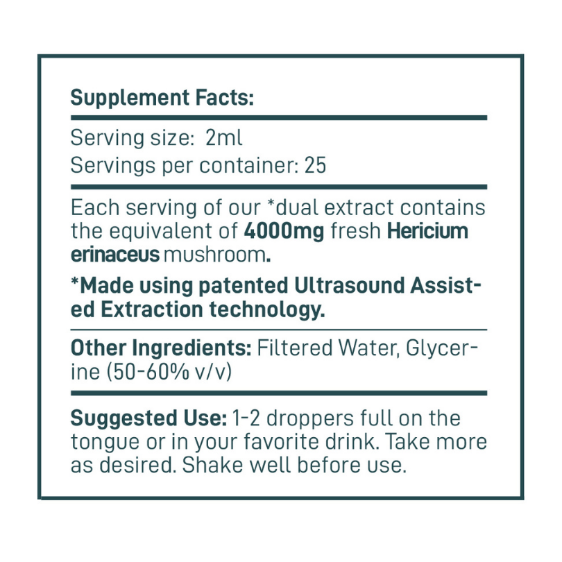 Lion’s Mane Mushroom Liquid Extract – 50 ml