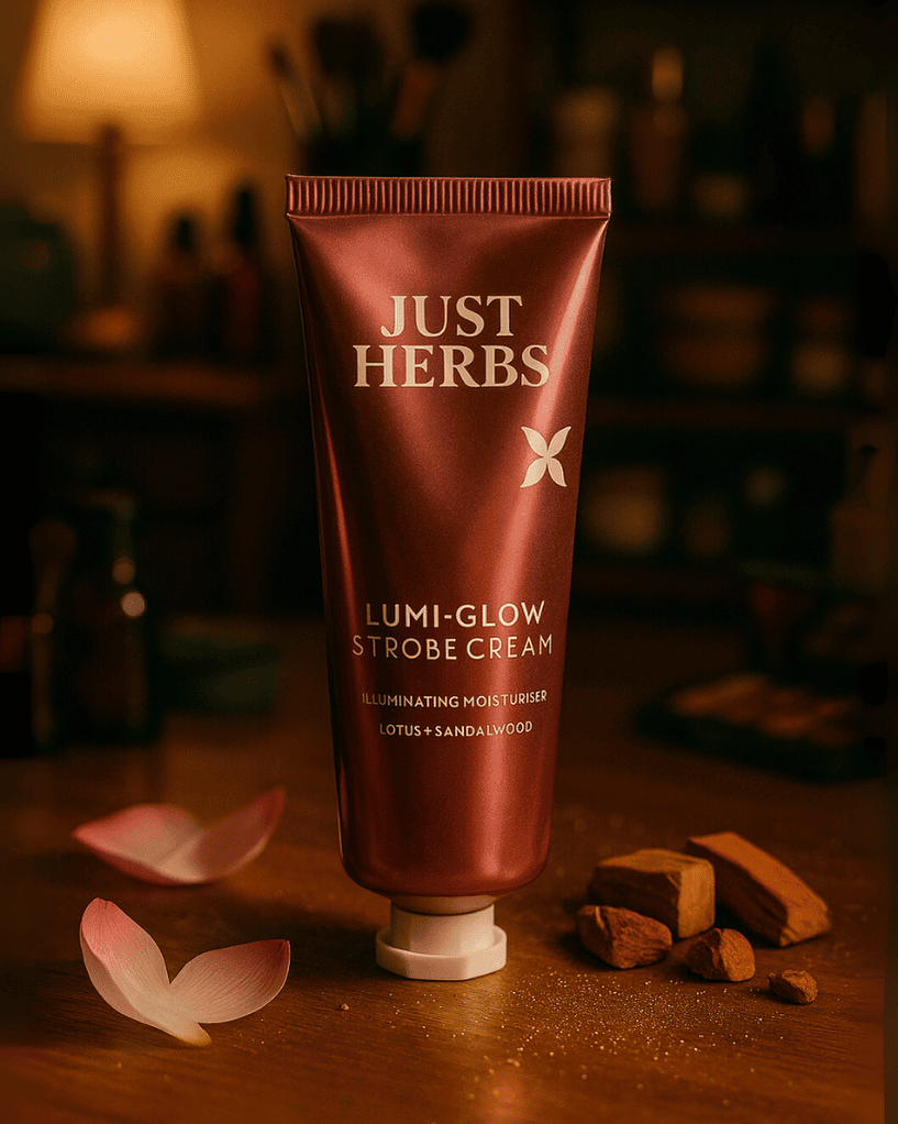 Just Herbs, Lumi Glow Strobe Cream, Moisturiser, Ayurveda Store NZ