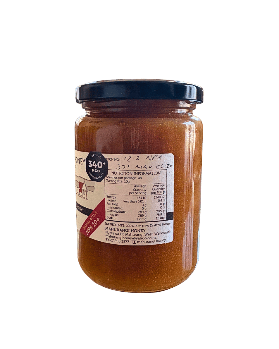 Raw Manuka Honey – Raw 340+ MGO / 12.3 NPA
