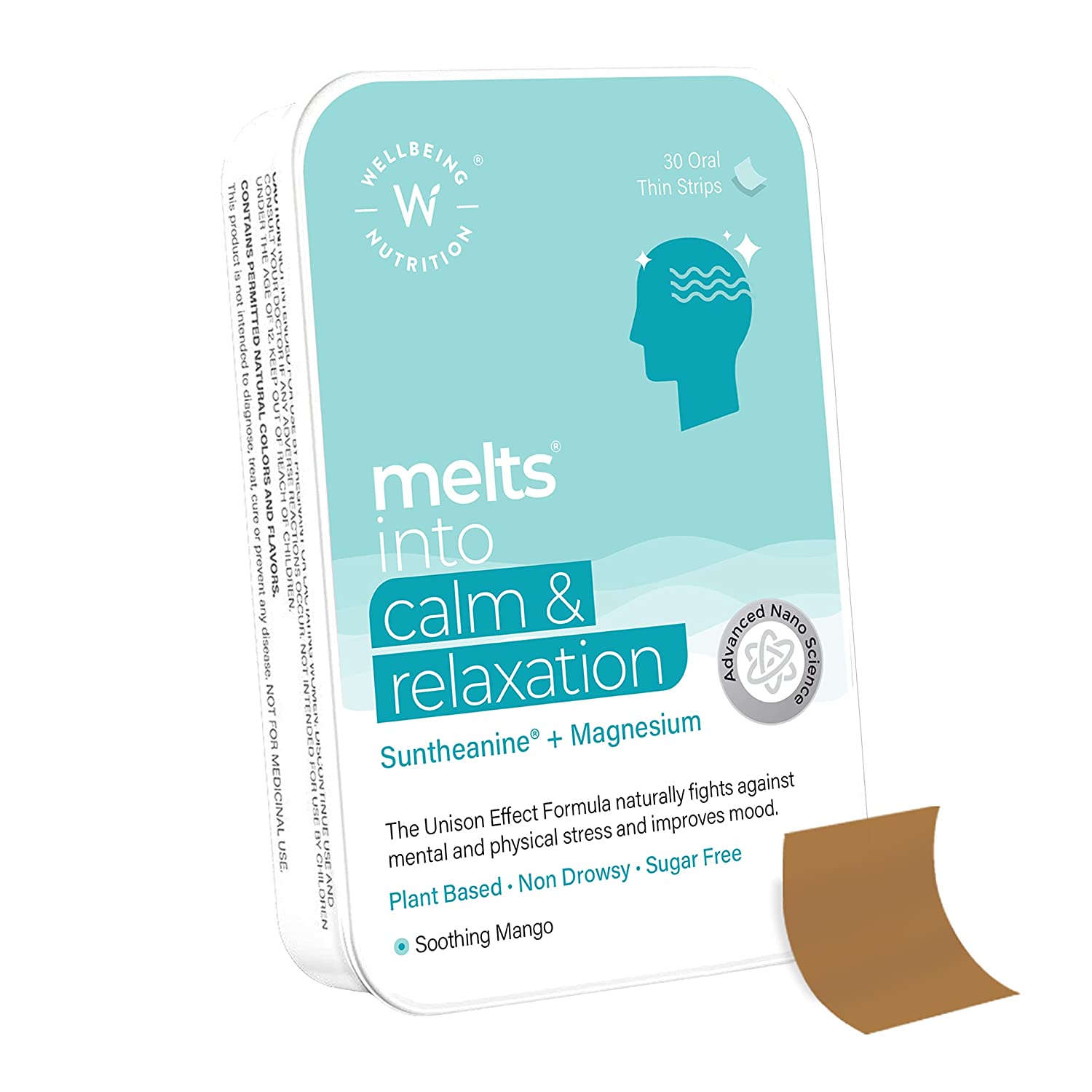 Melts, Calm and Relaxation, Ayurveda Store NZ, Wellbeing Nutrition, Suntheanine, Magnesium