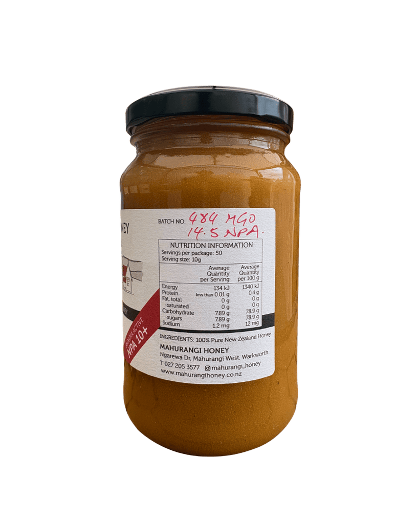 Raw Manuka Honey – Raw 484 MGO / 14.5 NPA