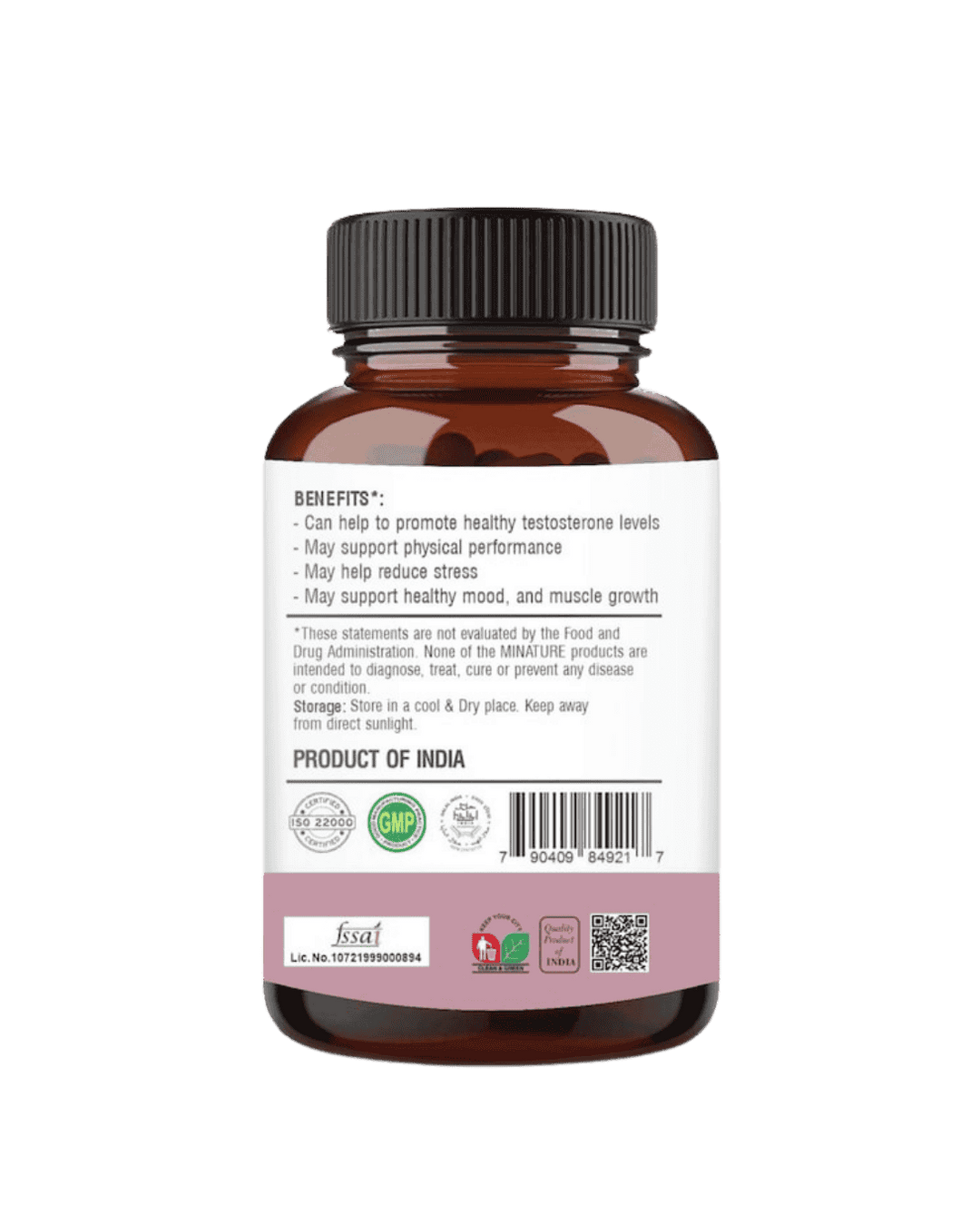 100% Natural Ecdysterone Extract Capsules 90 Veg Caps | 500mg