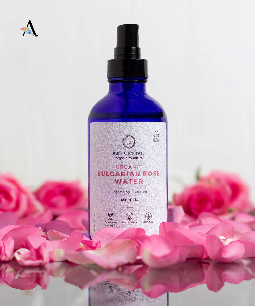 Bulgarian Rose Water, Hydrosol, Juicy Chemistry, Ayurveda Store NZ