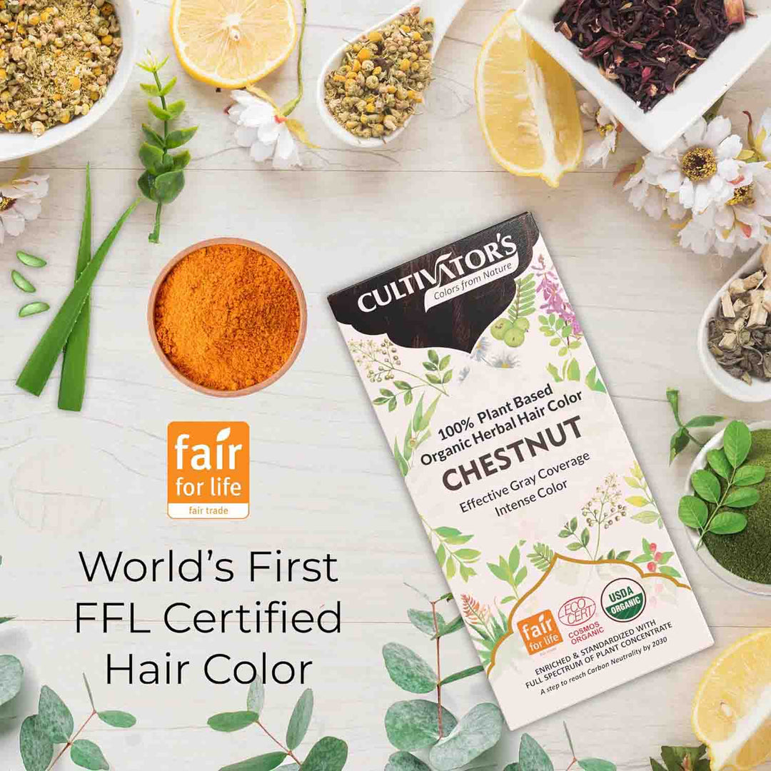 Organic Herbal Hair Colours