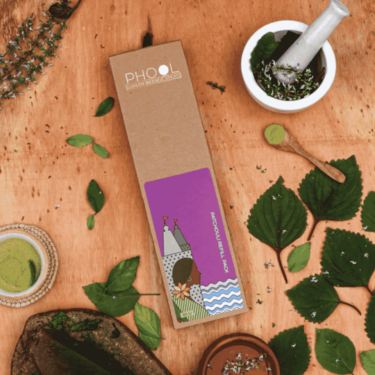 Patchouli Refill Pack - Natural Incense Sticks by Phool
