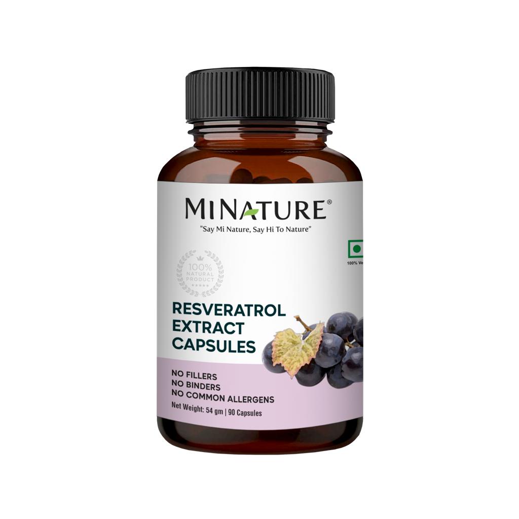 Resveratrol Extract Capsules, Minature, Ayurveda Store NZ