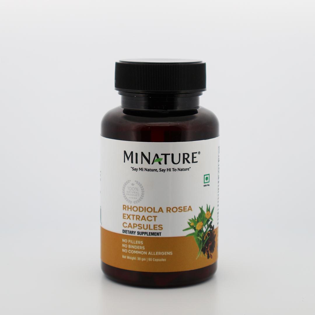 Rhodiola Rosea Extract Capsules, Minature, Ayurveda Store NZ