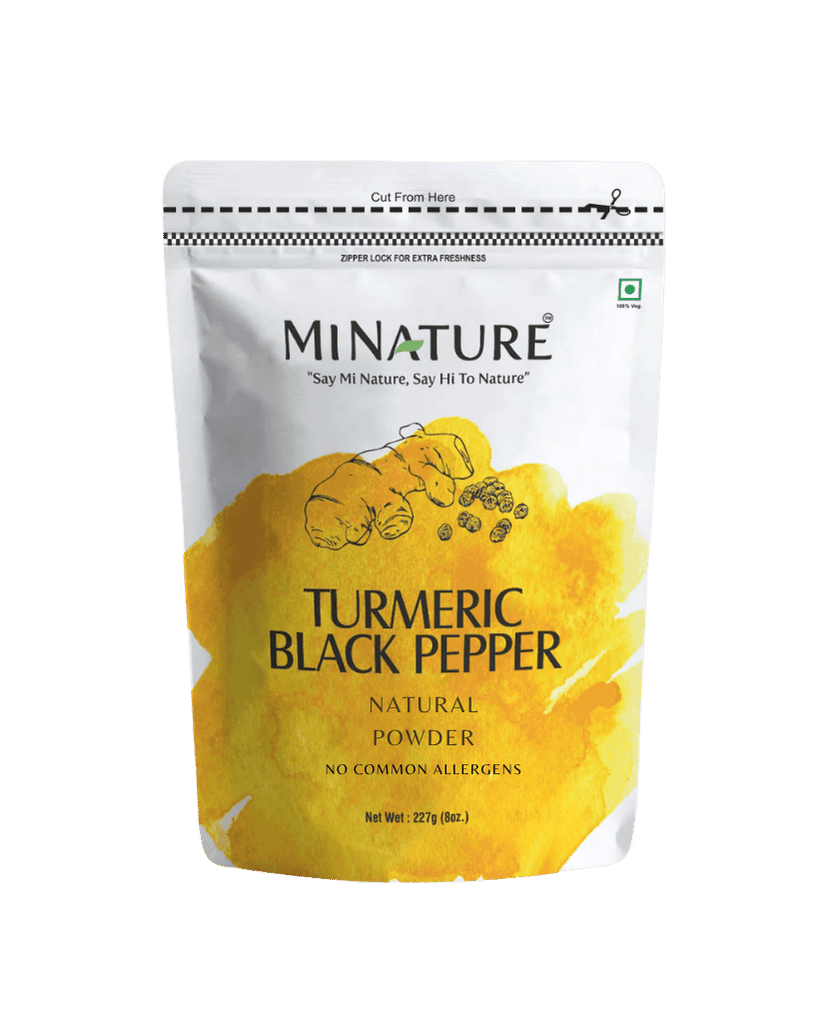 Natural Turmeric Black Pepper Powder 227g - USDA Certified