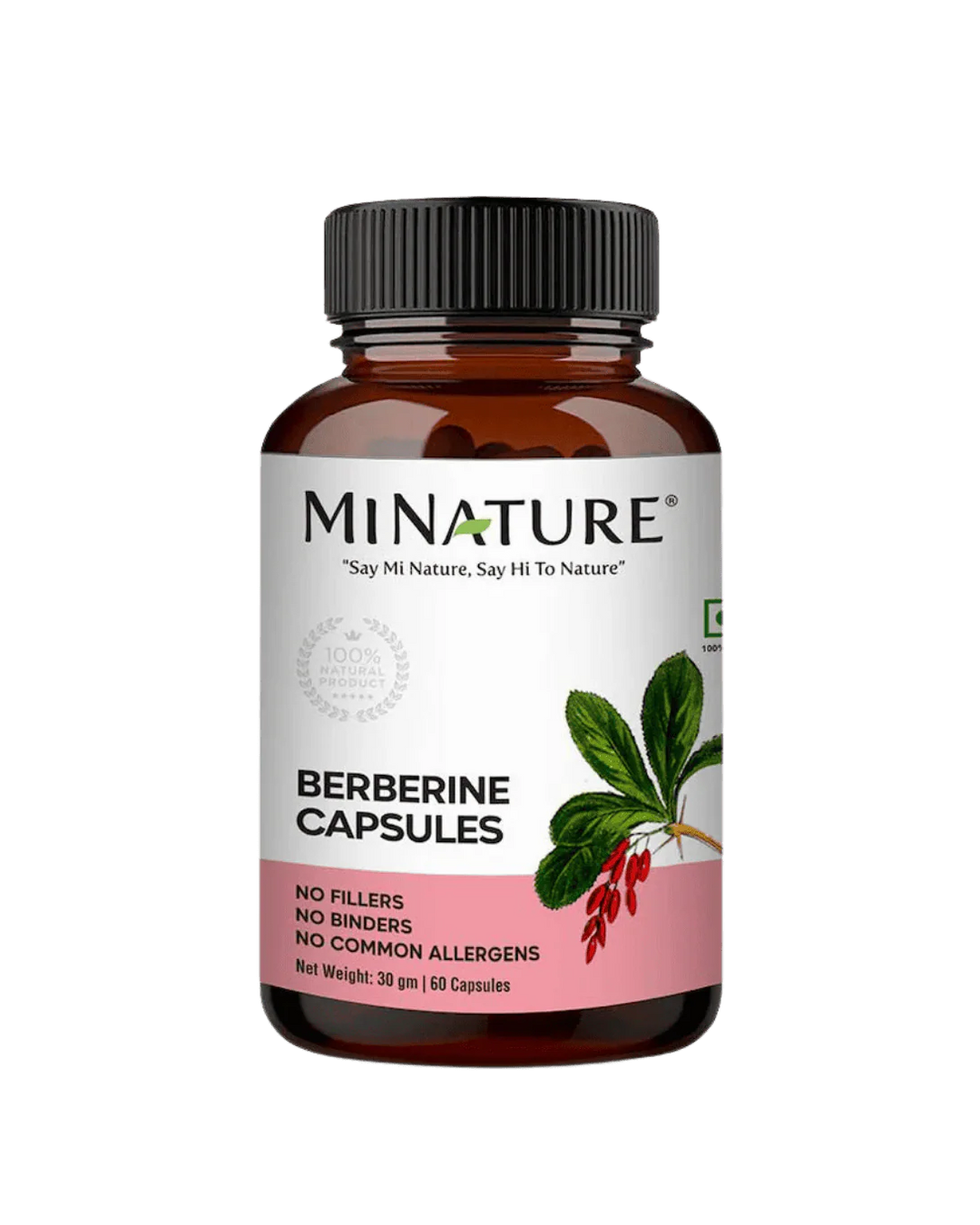 High Potency Berberine Extract Capsules 60 Veg Caps | 500mg