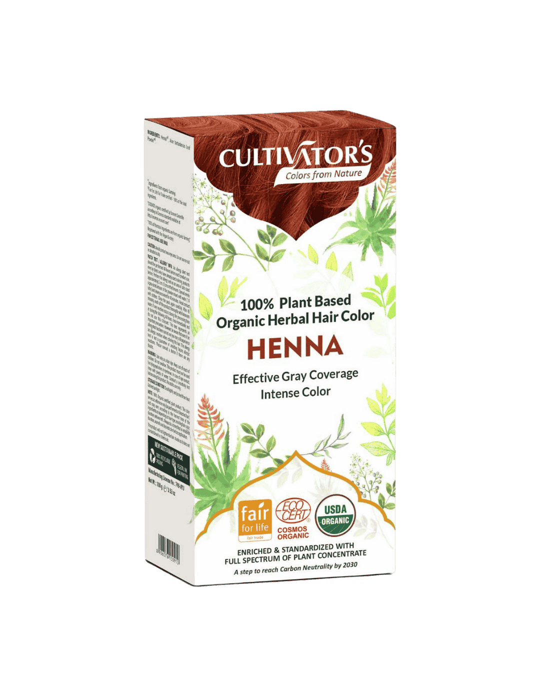 Organic Herbal Hair Colours