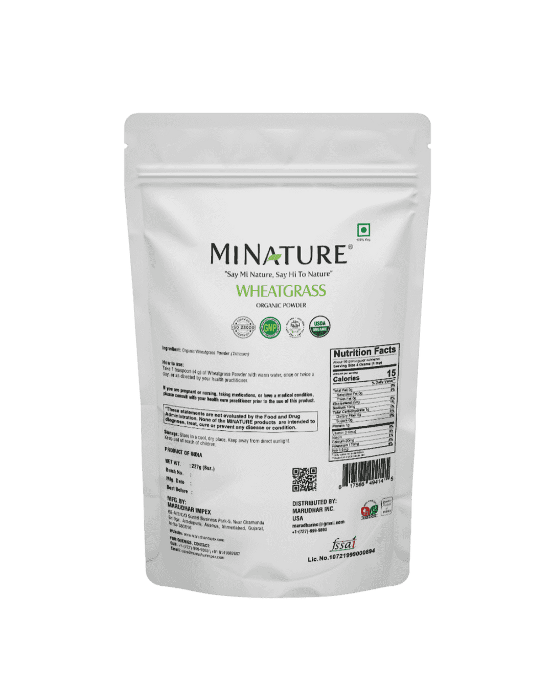 Wheatgrass Powder, Minature, Ayurveda Store NZ