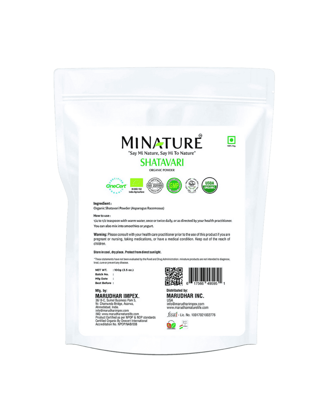 Shatavari Powder, Minature, Ayurveda Store NZ