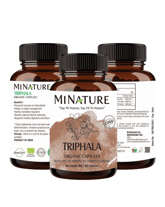 Triphala Capsules, Minature, Ayurveda Store NZ