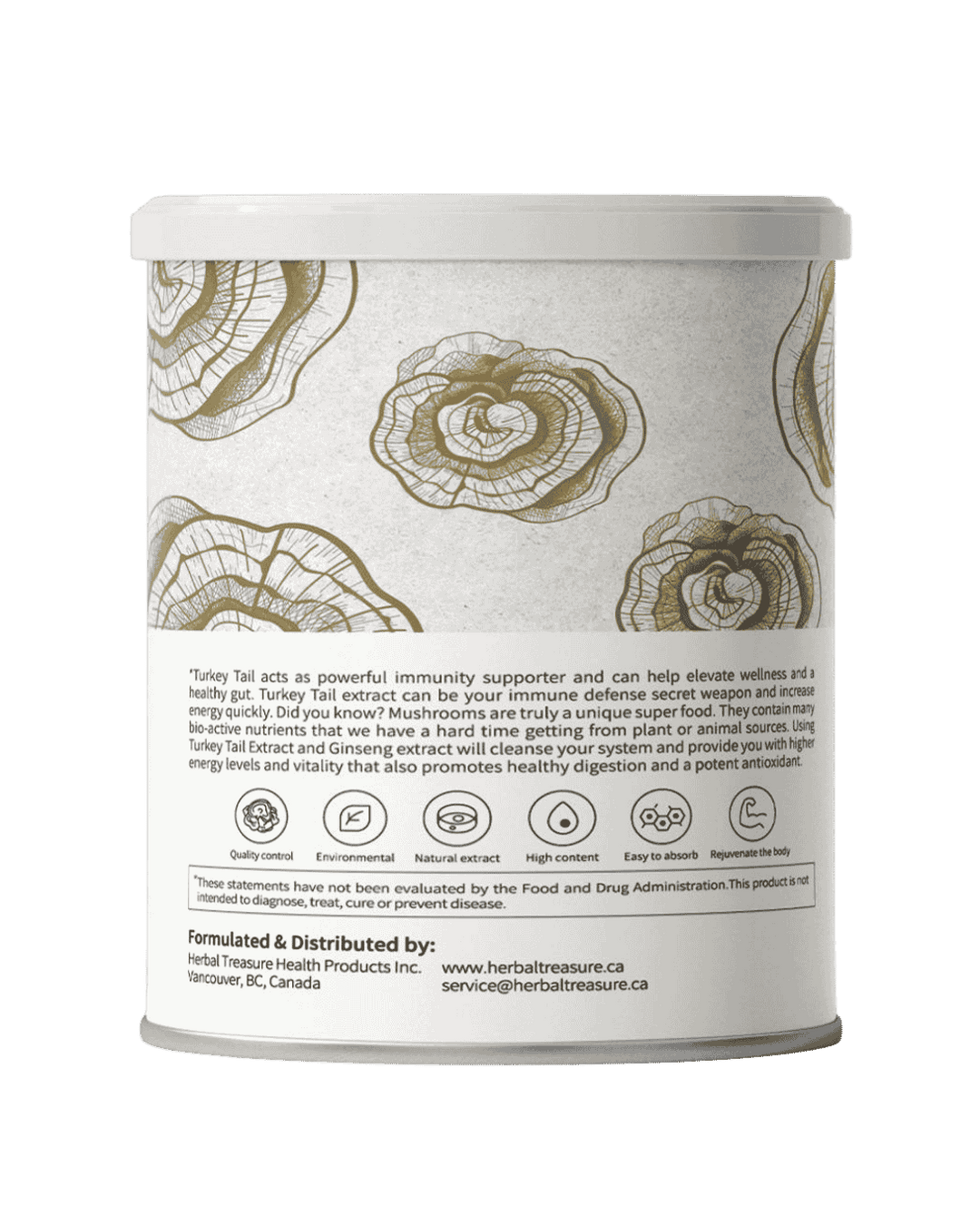 Turkey Tail Extract, Herbal Treasure, Ayurveda Store NZ