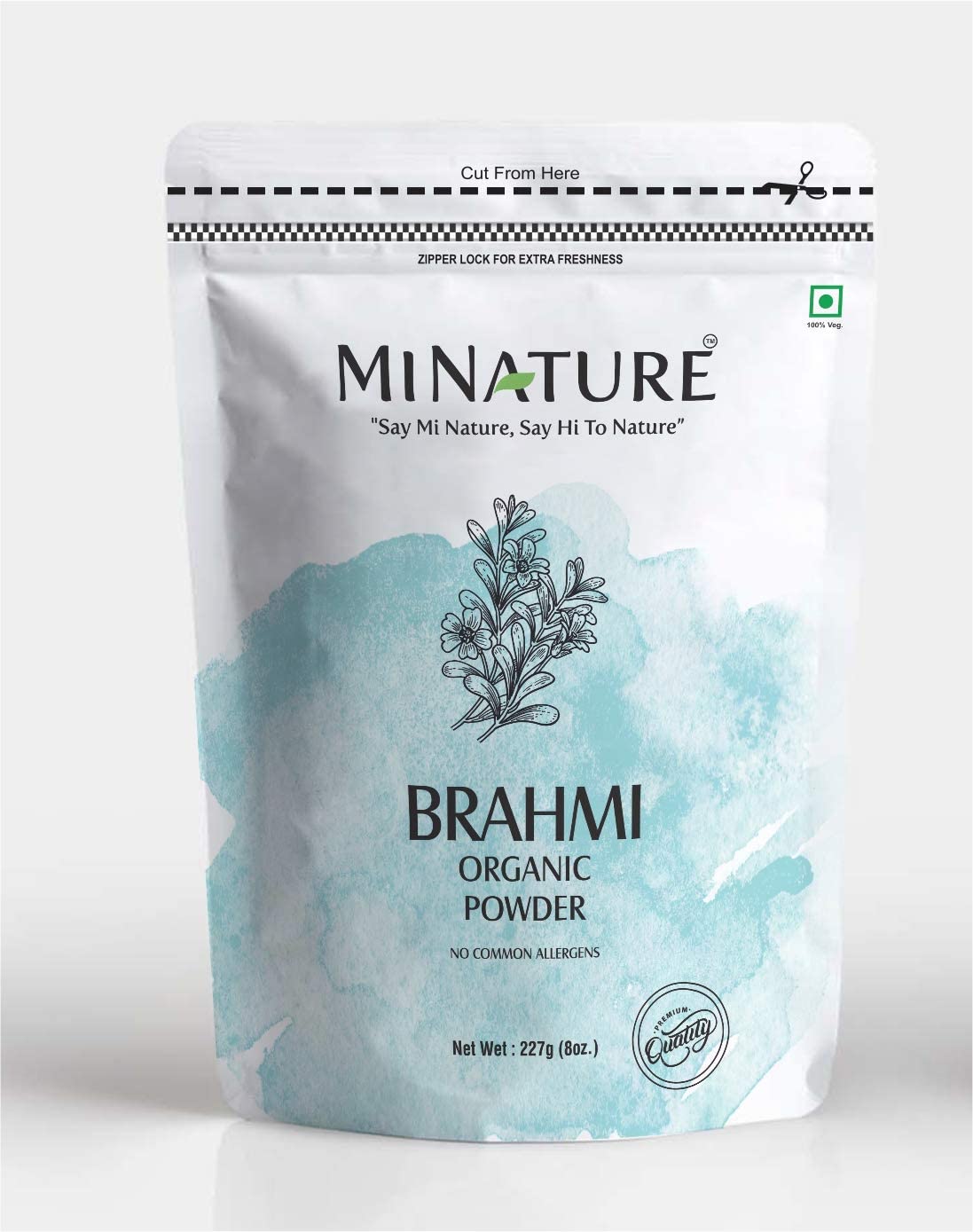 Organic Brahmi Powder 227g, USDA Certified, Bacopa Monnieri,  Ayurveda Store NZ