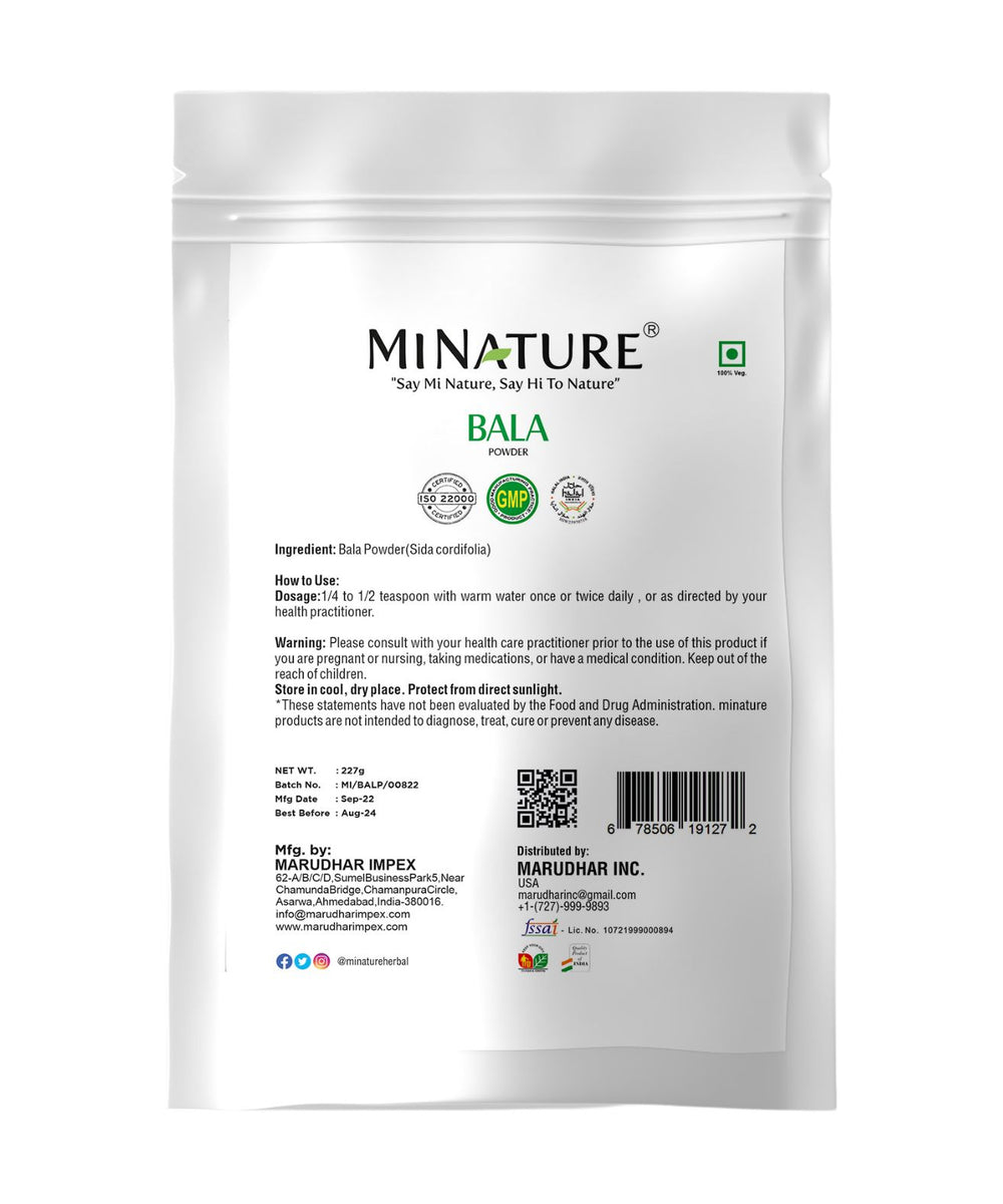 100% Natural Bala Powder 227g