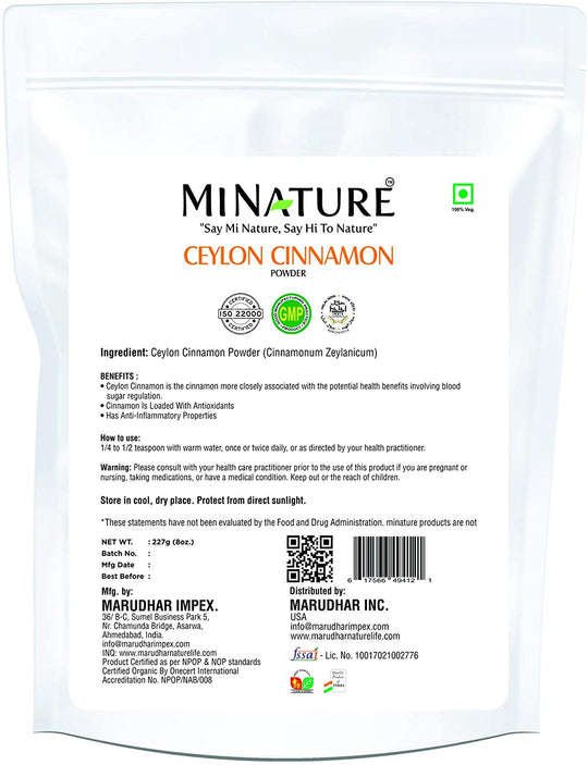 100% Natural Ceylon Cinnamon Powder 227g