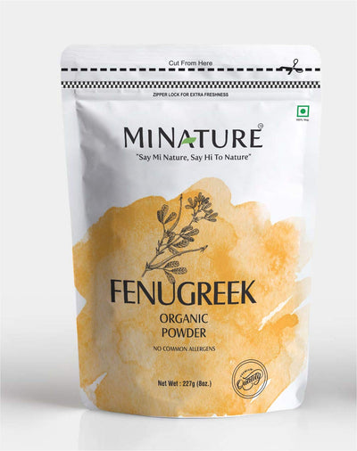 Organic Fenugreek Powder 227g - USDA Certified - Ayurvedic Herbs NZ