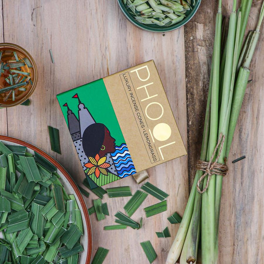 Lemongrass - Natural Incense Cones by Phool