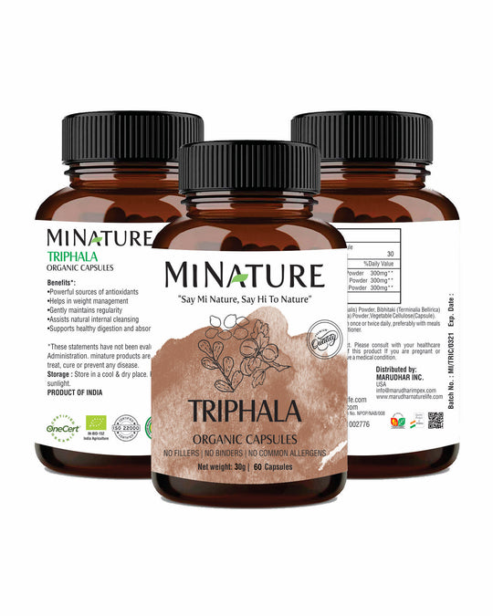 Organic Triphala Capsules 450mg