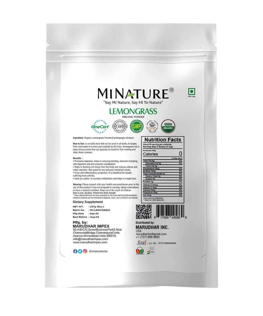 Lemongrass Powder, Cymbopogon citratus, Minature, Ayurveda Store NZ